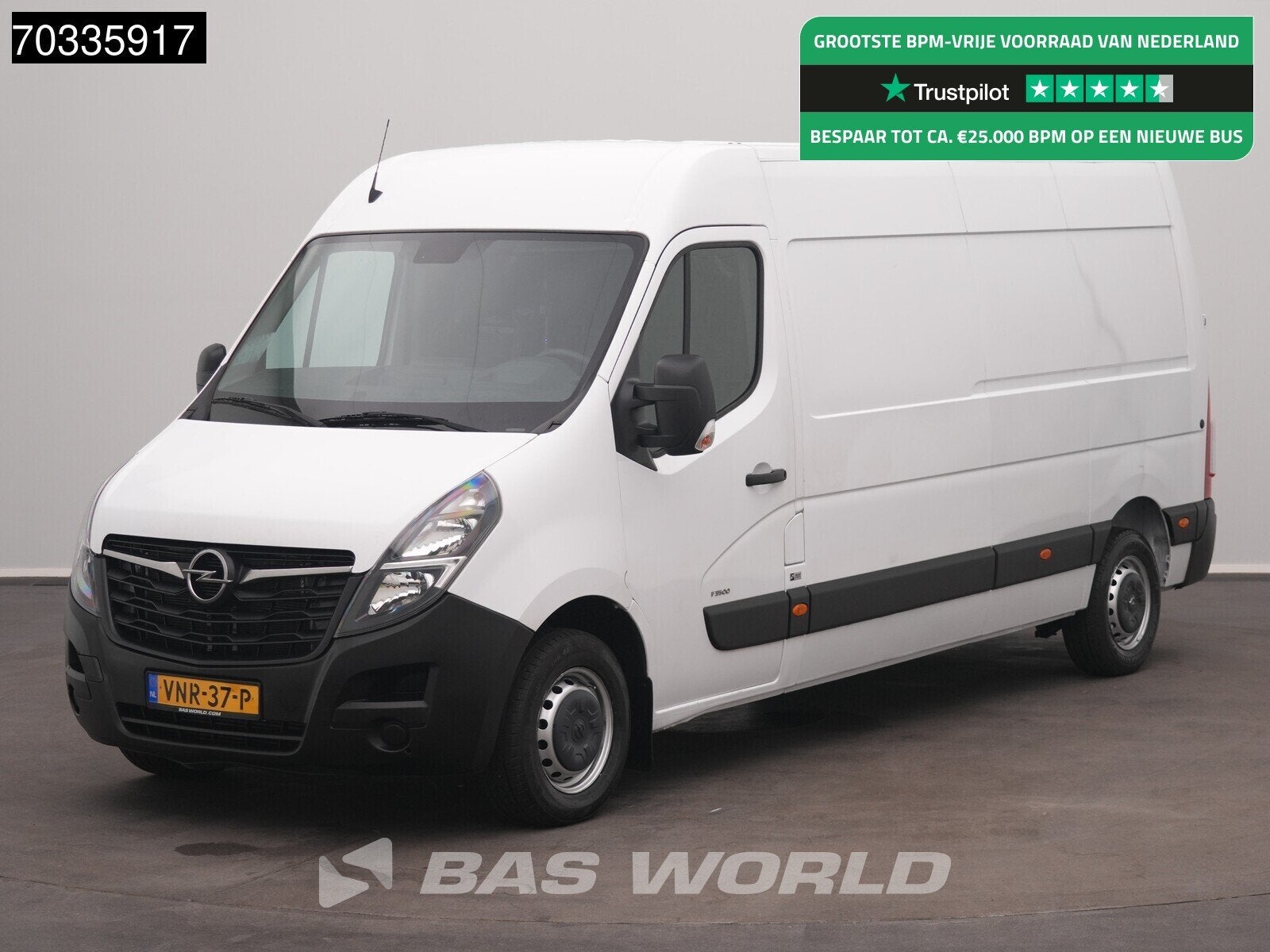 Opel Movano 135pk L3H2 LED Navi Airco Parkeersensoren APK 11, Autos, Achat, Euro 6, Entreprise, 3 places