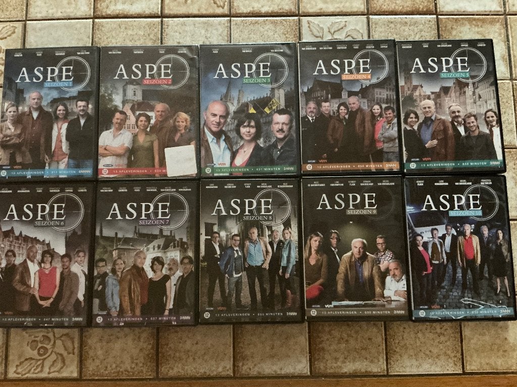 Aspe, Cd's en Dvd's, Nederlands, Zo goed als nieuw, Complete serie, Ophalen of Verzenden