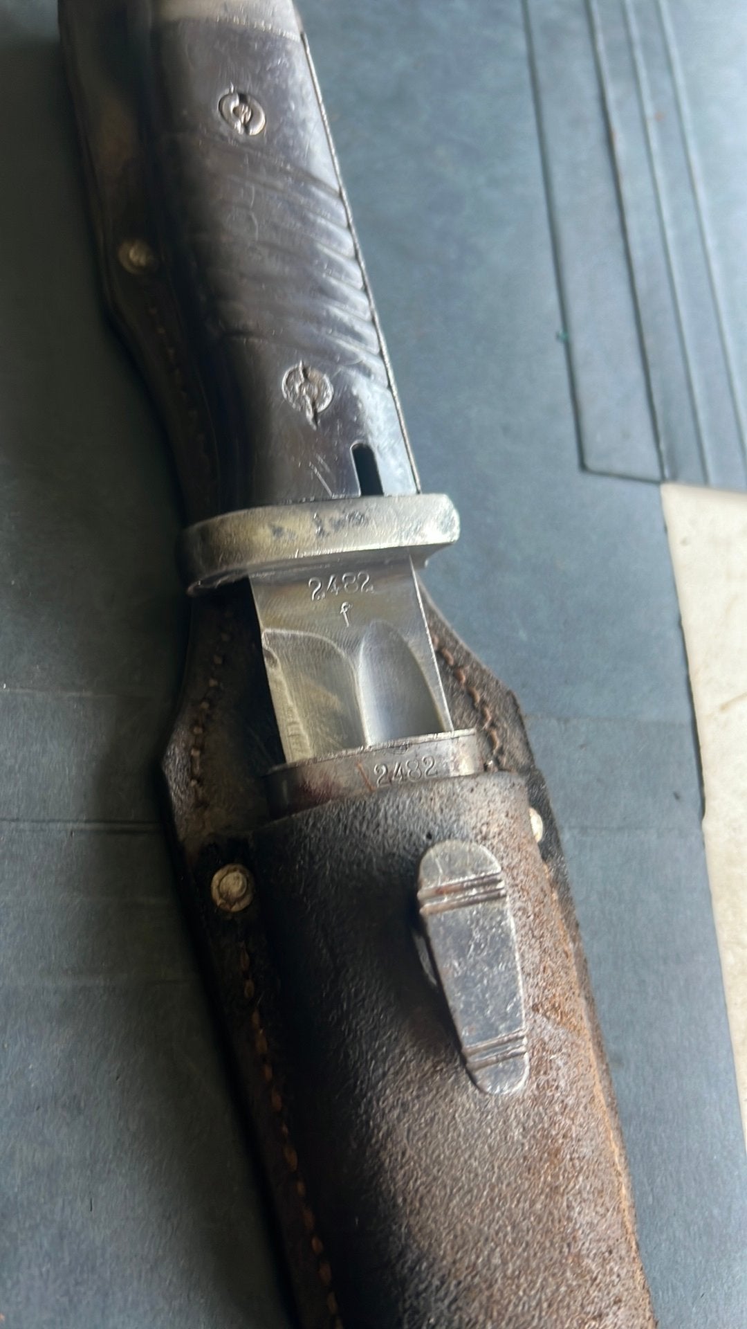 Nummer gelijke k98 bajonet 1937 Berg &Co, Ophalen of Verzenden