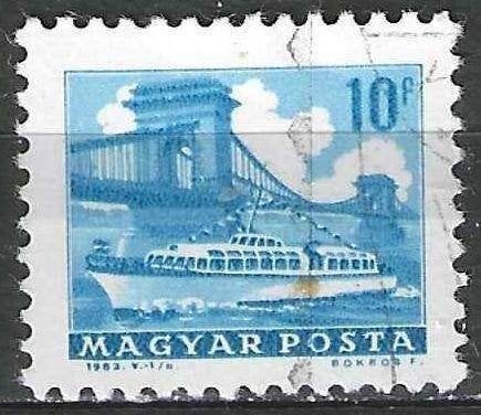 Hongrie 1963-1972 - Yvert 1555 - Série en cours (ST), Envoi, Affranchi