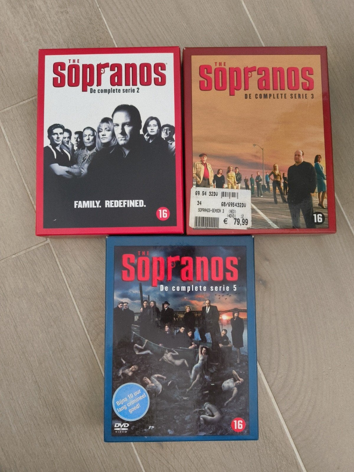 The Sopranos: Seizoen 2, 3, 5 (20 euro/alles), Ophalen, Gebruikt, Misdaad, Seizoen 2