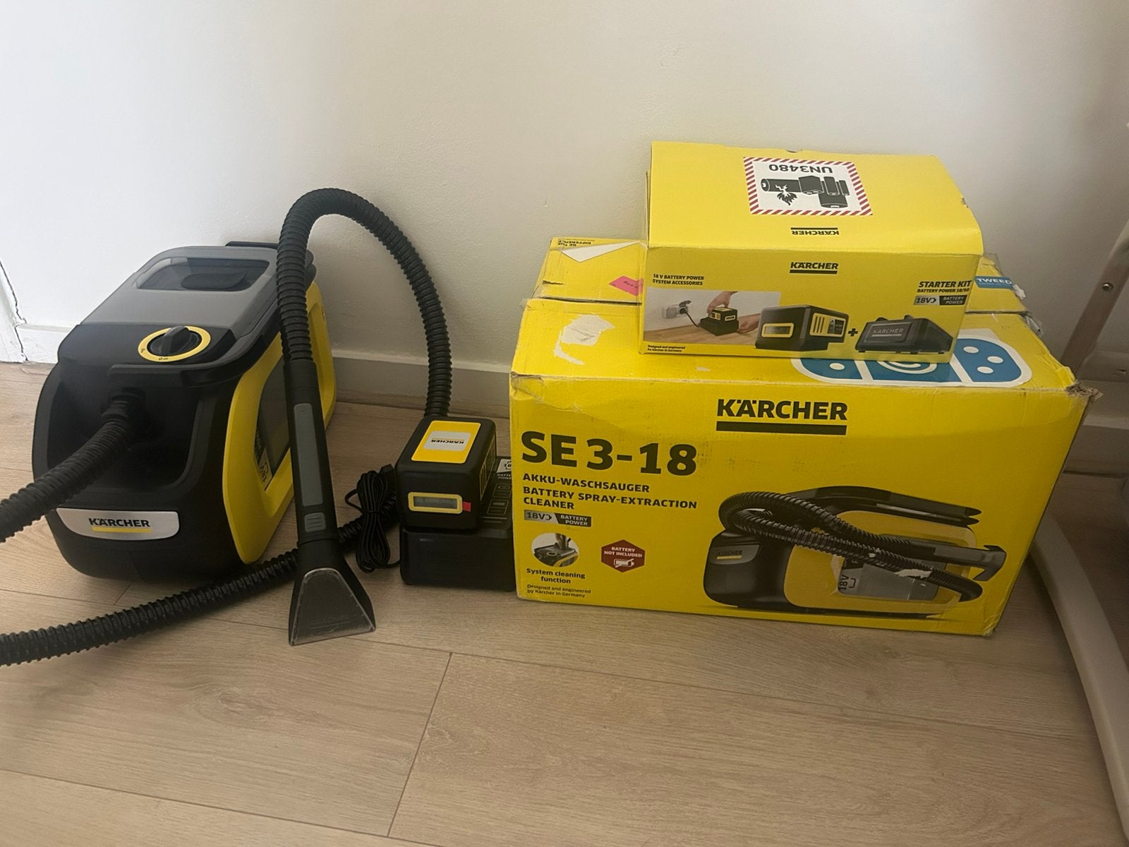Karcher SE 3-18, Doe-het-zelf en Bouw, Ophalen, Nieuw, Waterstofzuiger
