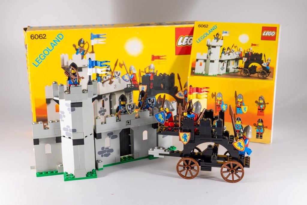 LEGO 6062 Battering Ram (1987) - complet + boîte, Instructions incluses, Enlèvement ou Envoi, Lego, Ensemble complet