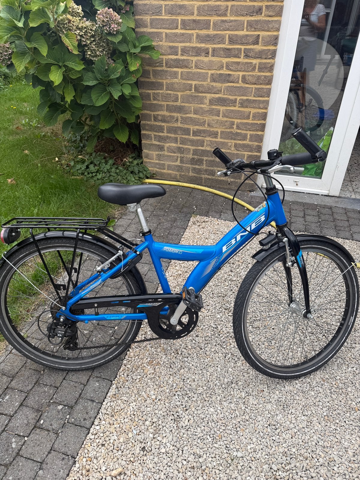 BNB Powerkid 24 inch jongensfiets / – 7 versnellingen, Ophalen, Velgrem, Versnellingen, Gebruikt
