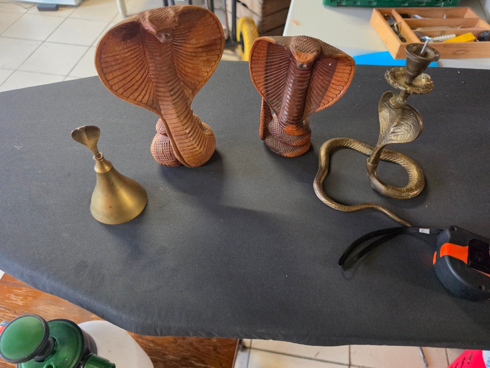 4 cobra slangen decoratie, Ophalen of Verzenden