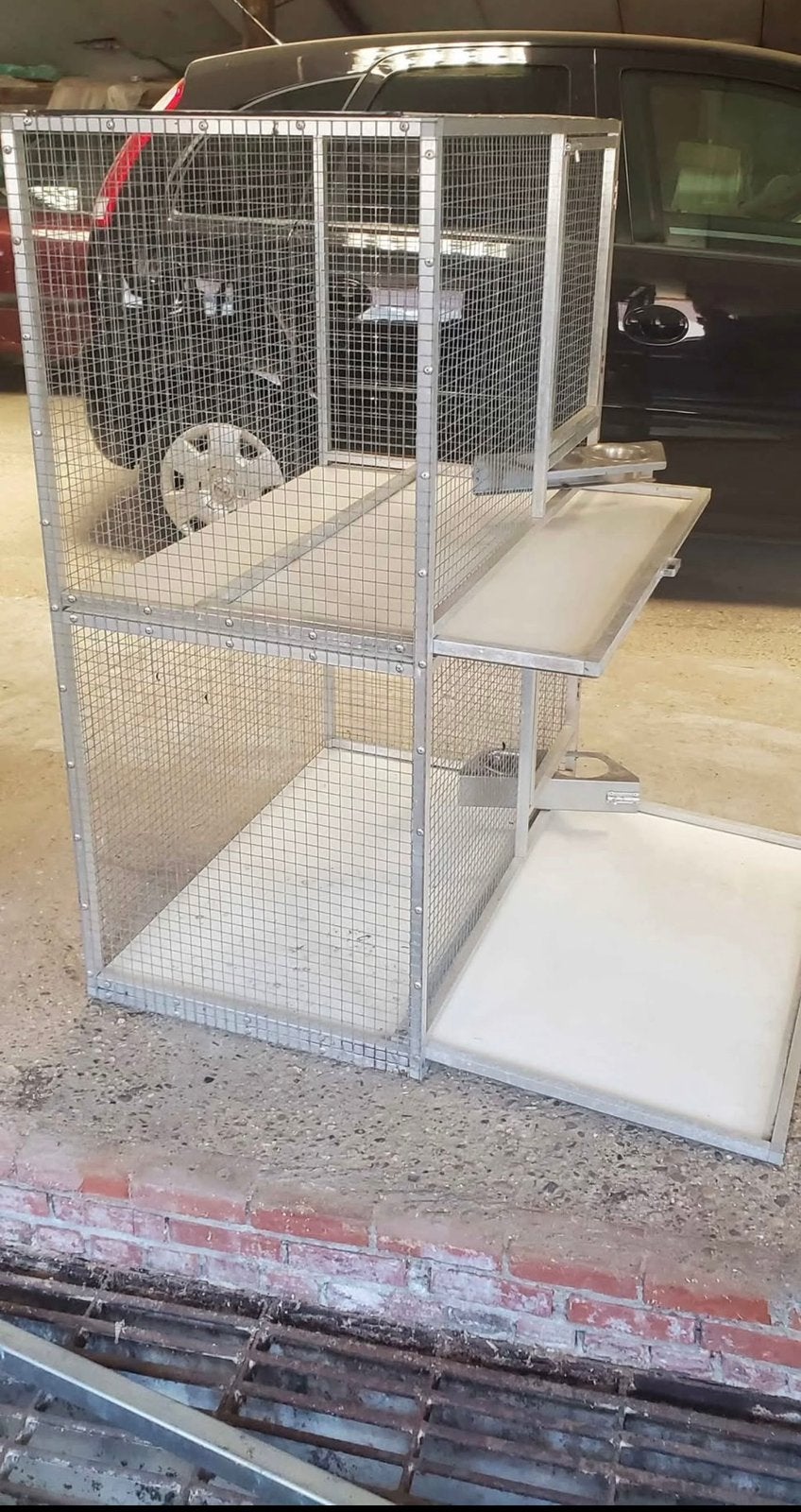 Volière/cage en aluminium pour oiseaux et perroquets, Animaux & Accessoires, Enlèvement, Comme neuf, Aluminium, Cage à oiseaux
