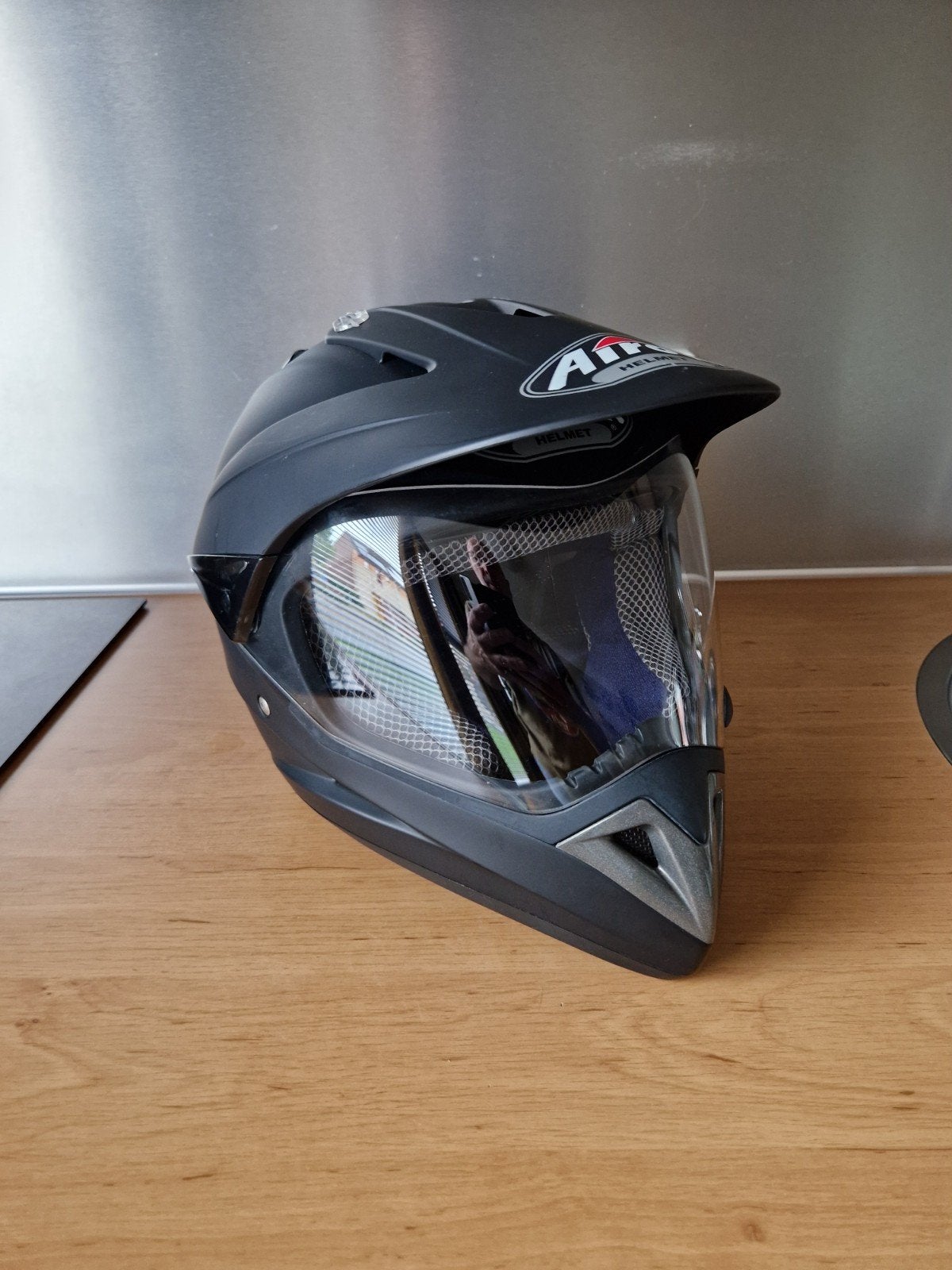 airoh enduro helm Maat S in nieuwstaat, Motoren, Overige merken, Ophalen of Verzenden, S, Tweedehands