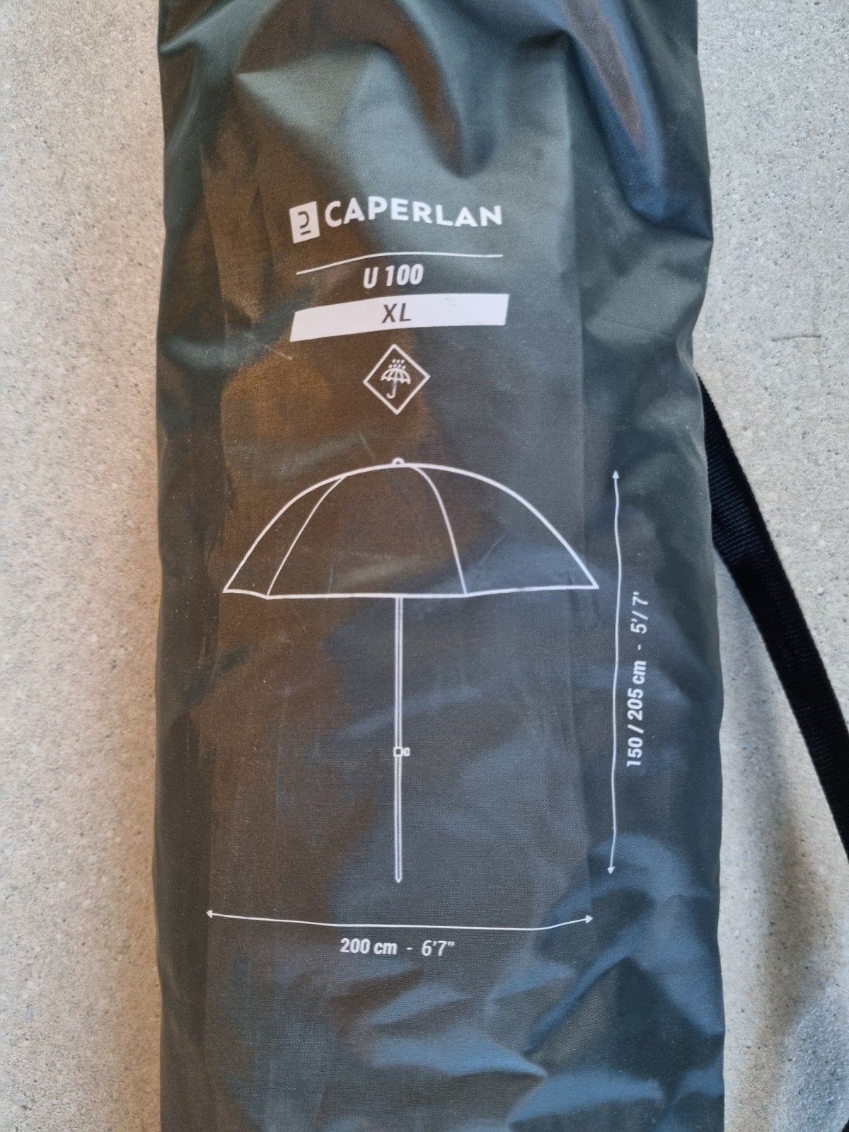 Carperlan visparaplu/parasol, Ophalen, Nieuw, Overige typen