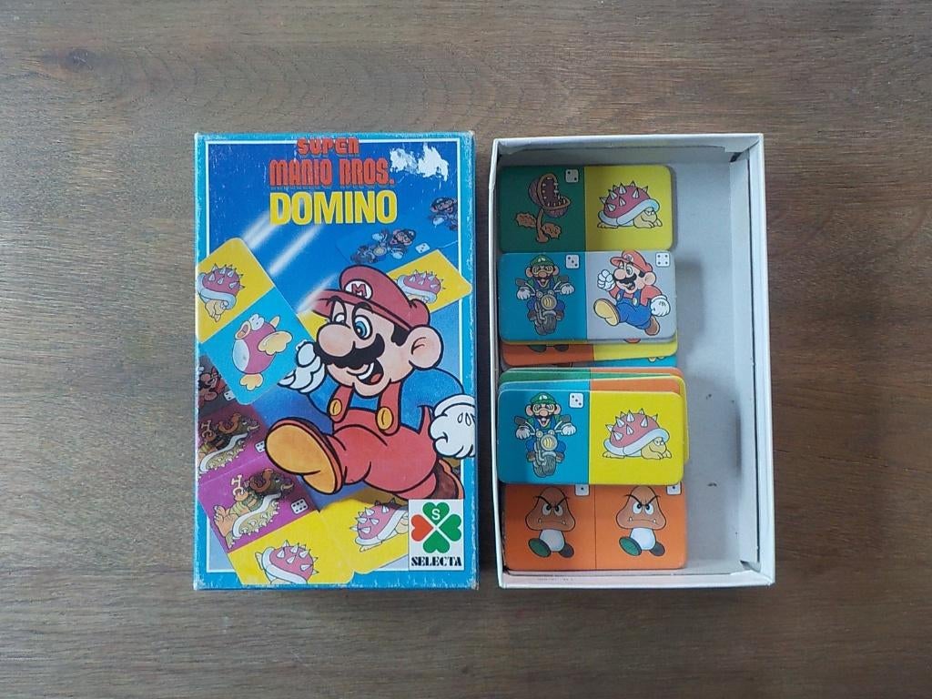 jeu vintage Super Mario Bros. Domino Selecta/Nintendo, Enlèvement ou Envoi, Utilisé