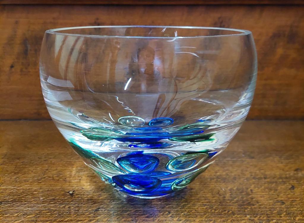 Vase de collection,  verrerie Langham,  England, Antiquités & Art, Enlèvement
