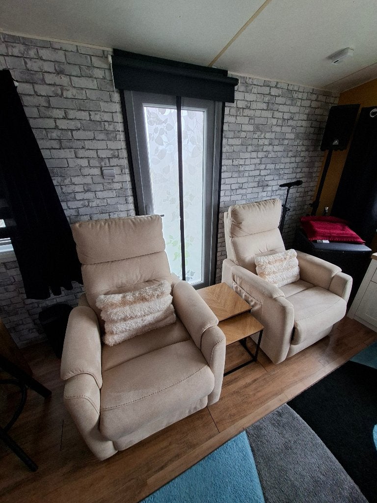 Relaxzetels, Huis en Inrichting, Ophalen, Zo goed als nieuw, Stof