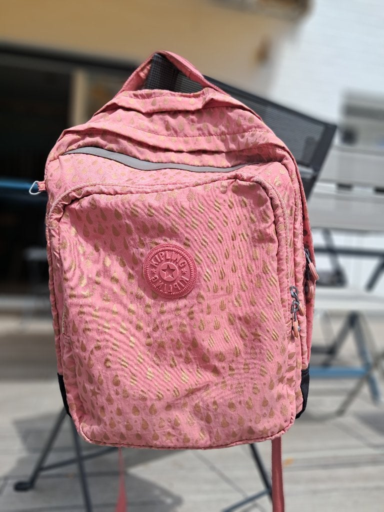 Malette - cartable Kipling en parfait état, 40 à 50 cm, Rose, 30 à 40 cm, Comme neuf