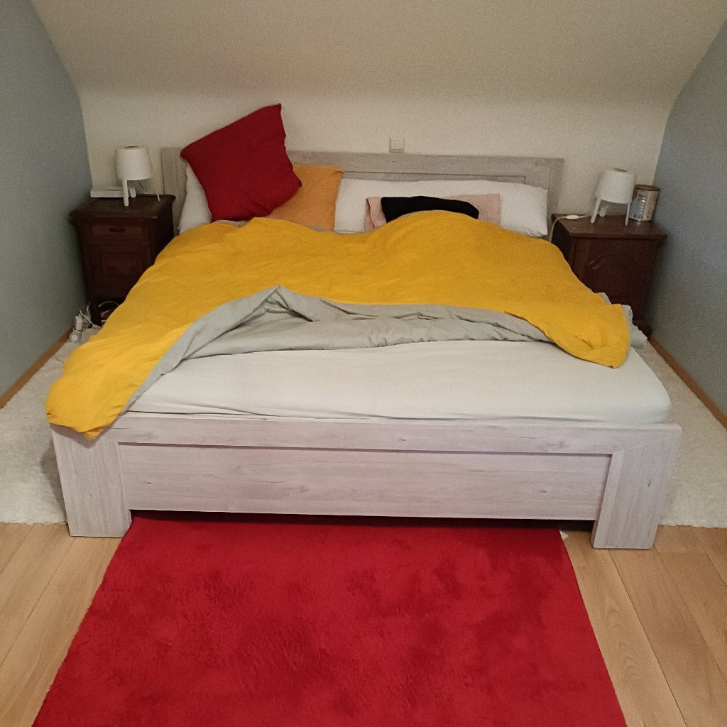 Tweepersoonsbed 180x200 met Verstelbare Lattenbodems, Huis en Inrichting, Ophalen, Tweepersoons, 180 cm, 200 cm