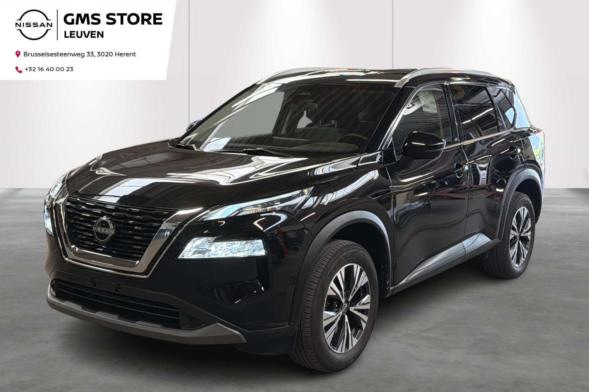 Nissan X-trail MHEV-Aut-7pl-Carplay-Gps-Airco-360Cam, Auto's, Stof, Gebruikt, 120 kW, Bedrijf