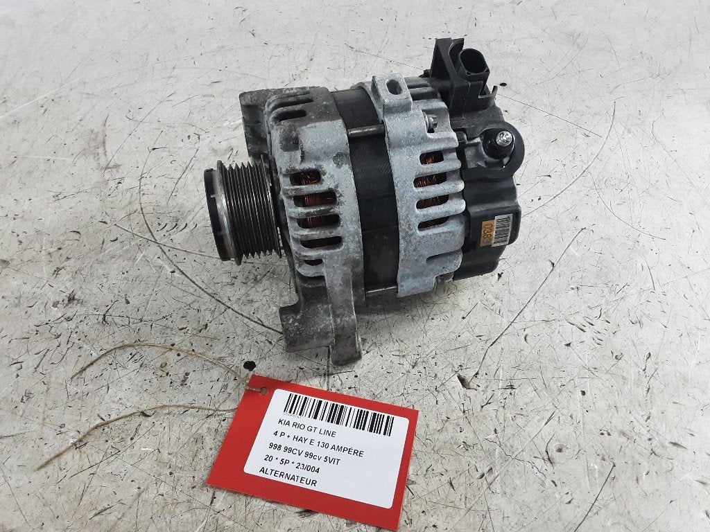 ALTERNATEUR Kia Rio IV (YB) (01-2017/04-2023) (3730004950), Kia, Info@kia.de, Utilisé, Theodor-Heuss-Allee 11
60486  Frankfurt am Main, DE