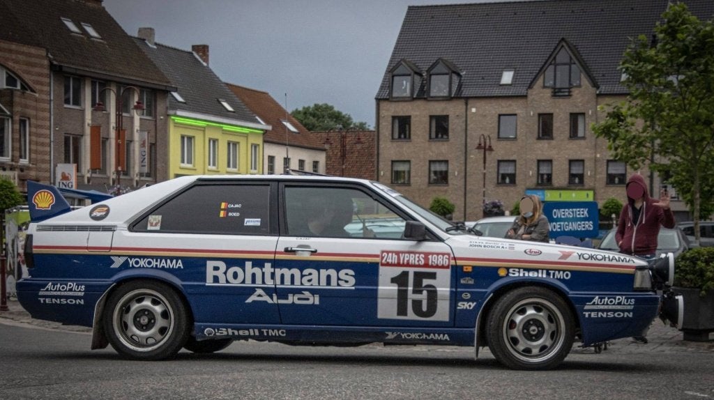Audi GT Replica Quattro Ieper 1986 John Bosch 14, Autos, Achat, Boîte manuelle, Autres couleurs, Noir