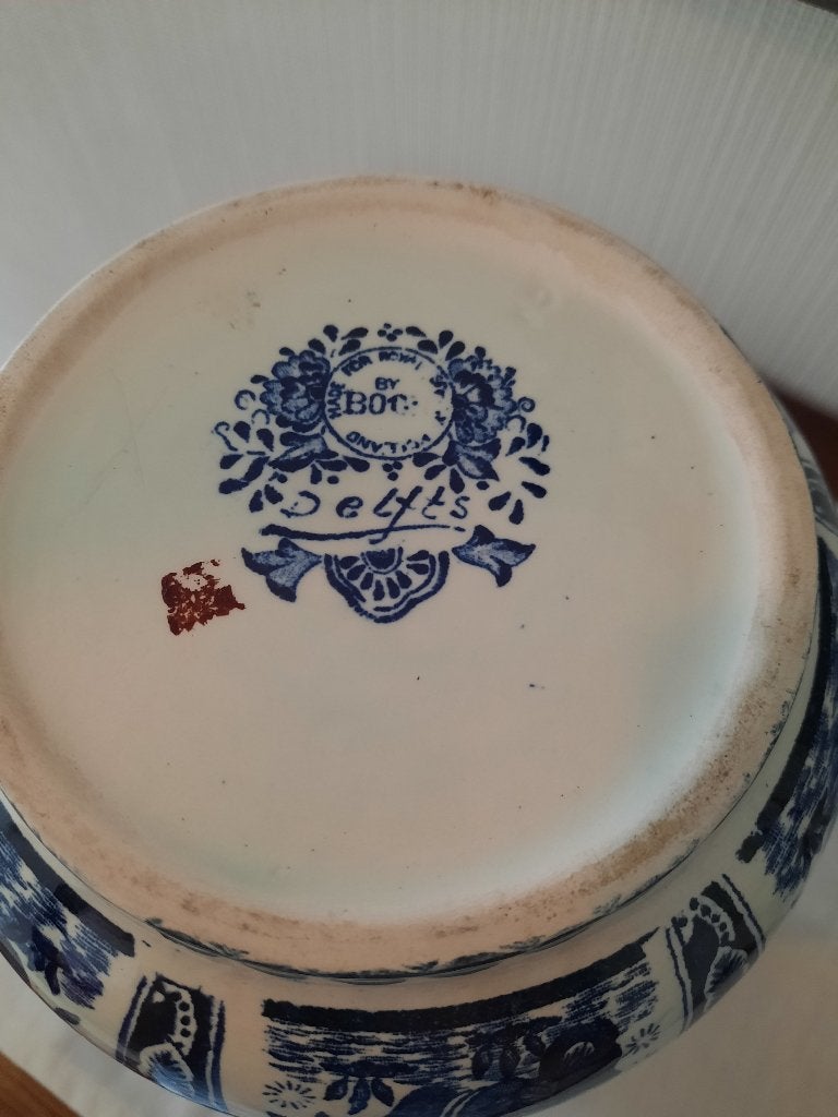 Boch vaas Delftse Hoogte 35 cm, Ophalen