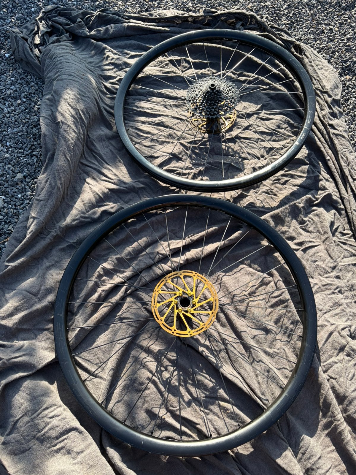 Roues carbones progress gp01 route Gravel, Ophalen of Verzenden, Zo goed als nieuw, Wiel, Carbon
