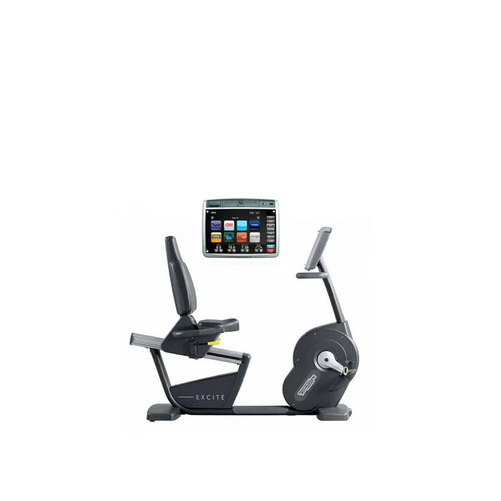 Technogym – Excite 700 Visioweb – Recumbent Bike, Enlèvement ou Envoi, Comme neuf, Bras, Autres types