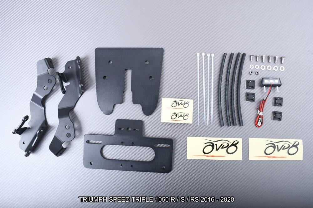 Support de plaque TRIUMPH SPEED TRIPLE 1050 2016 - 2020, Motos, Accessoires | Autre, Neuf, Enlèvement ou Envoi