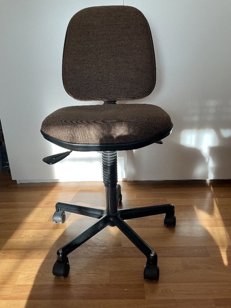 Chaise de bureau, Enlèvement, Utilisé, Brun, Chaise de bureau
