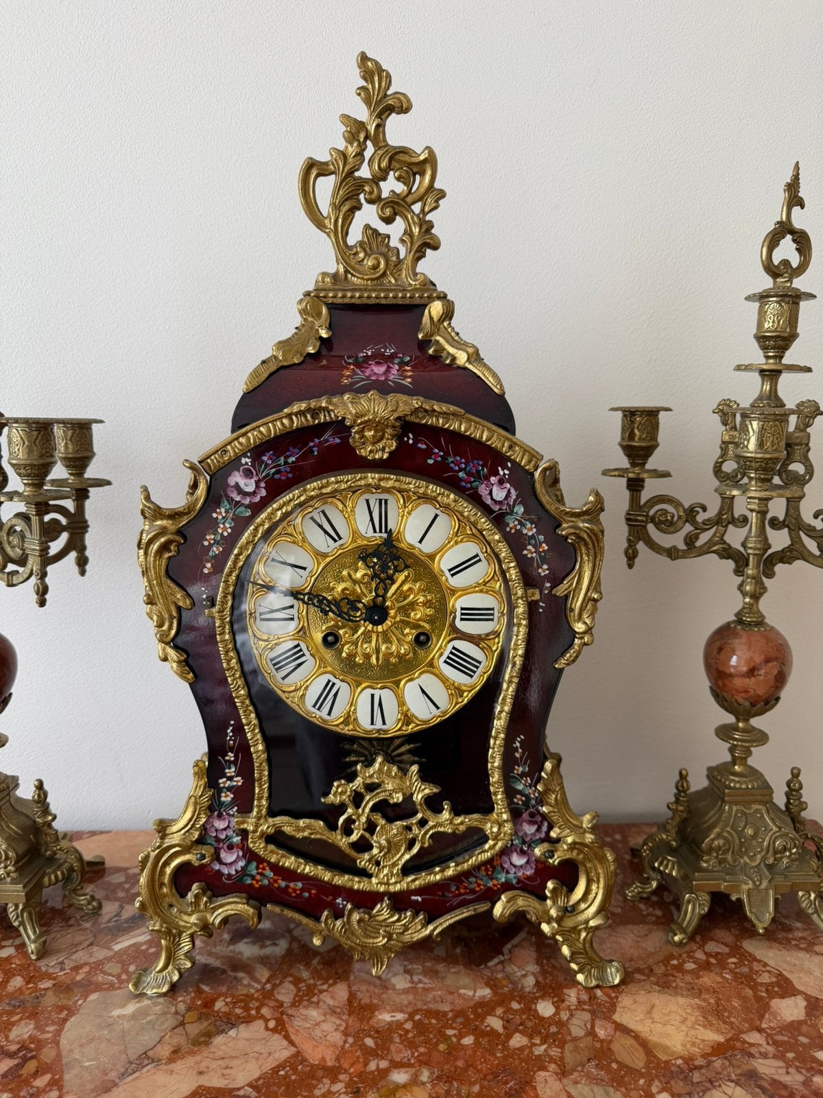 Te koop: prachtige antieke mechanische klok,, Antiek en Kunst, Ophalen of Verzenden