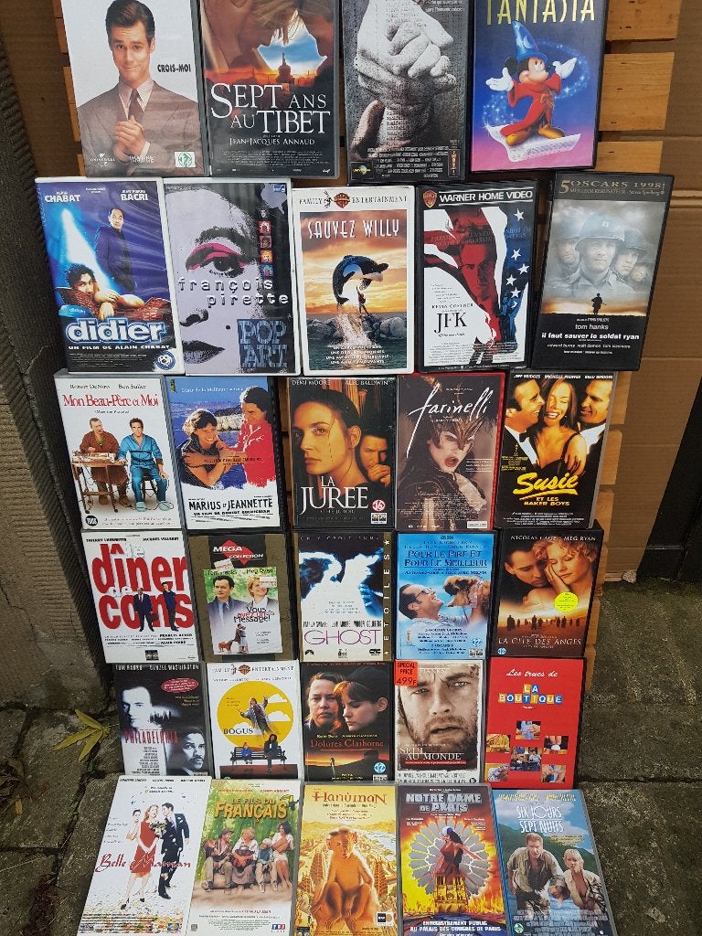 lot VHS Films (Franstalig gesproken), Cd's en Dvd's, VHS | Film, Ophalen, Gebruikt