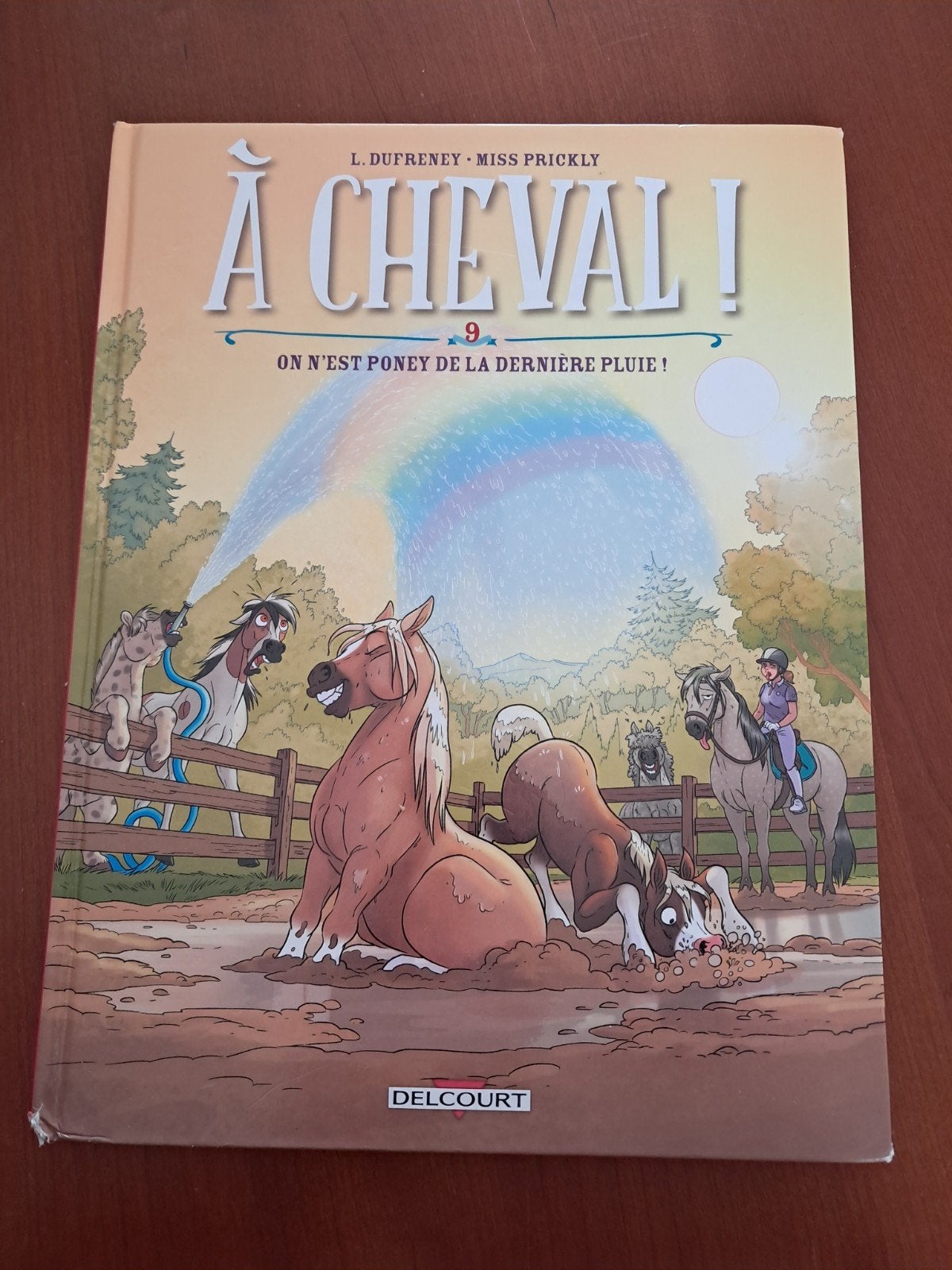 Stripboek 'Te paard', Ophalen
