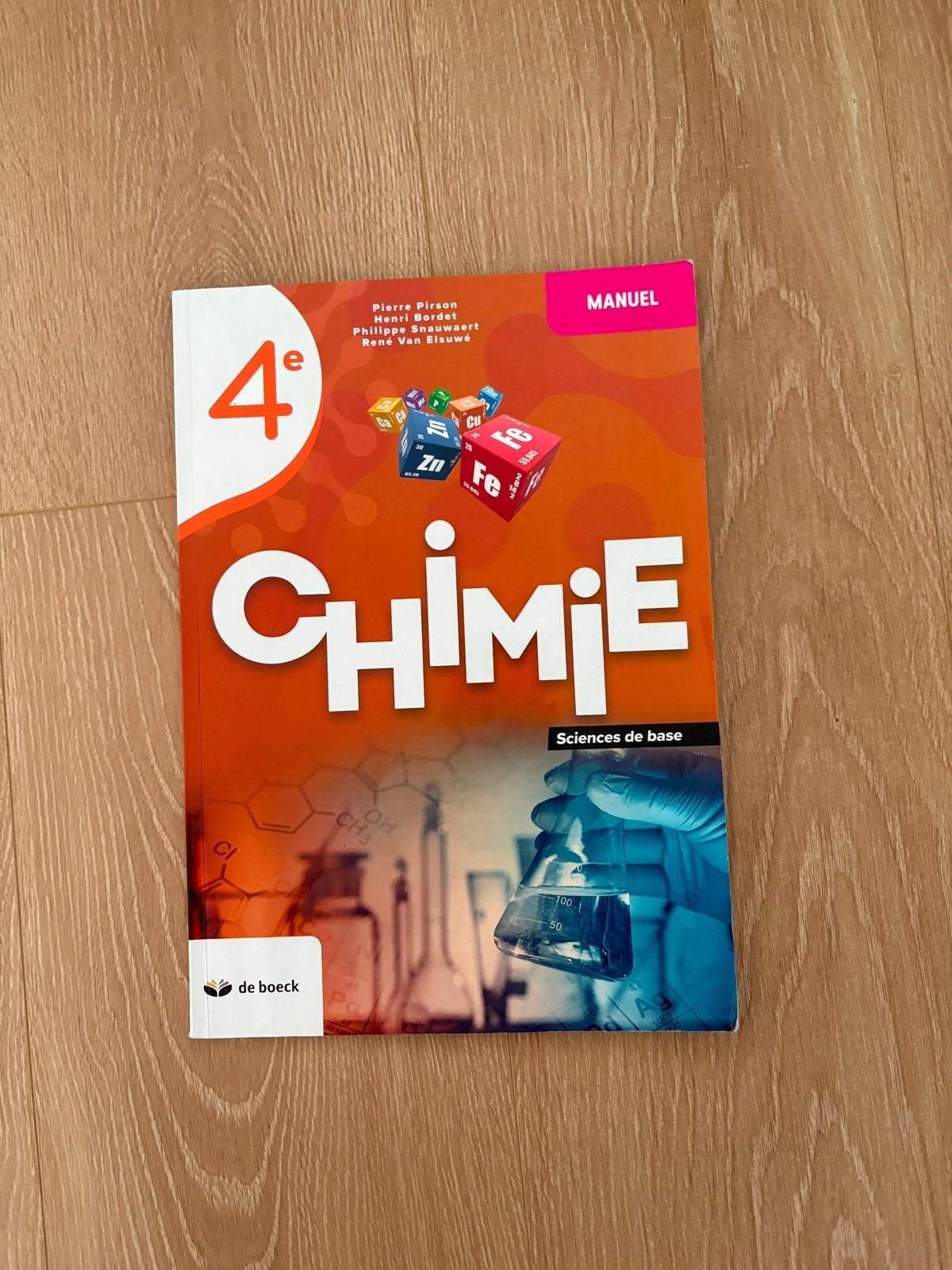 Chimie 4e, Enlèvement ou Envoi, Comme neuf, Chimie