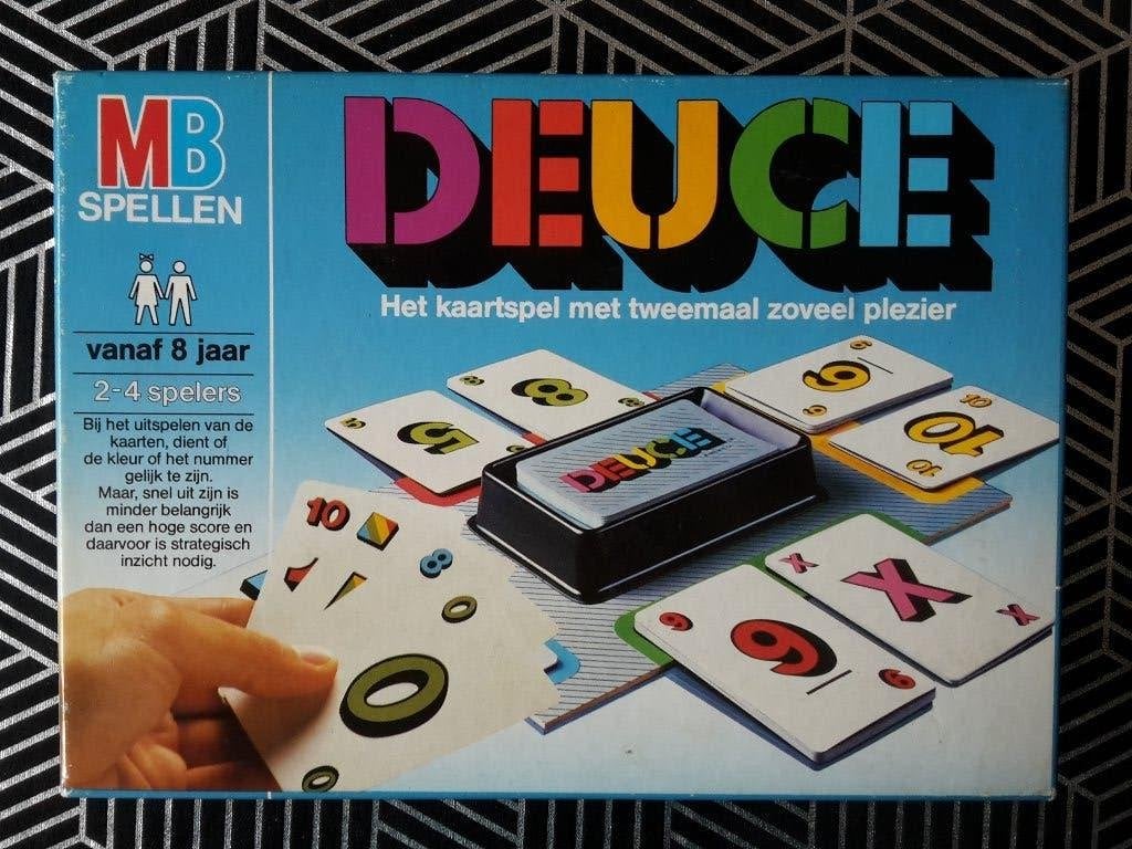 Oud spel Deuce in nieuwstaat, 2-4 sp., MB, + 1 gratis promo, Ophalen of Verzenden, Zo goed als nieuw, MB spelen