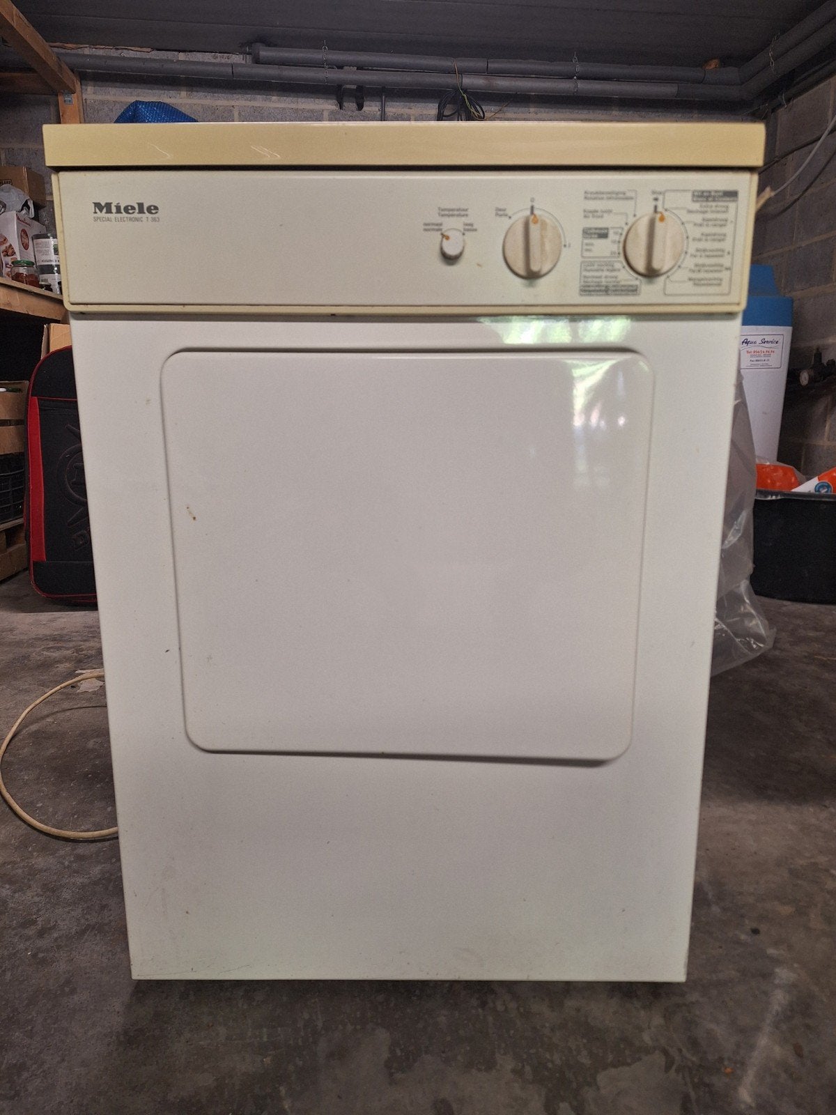 Miele droogkast, Elektronische apparatuur, Droogkasten, Ophalen, Gebruikt, Voorlader, Luchtafvoer