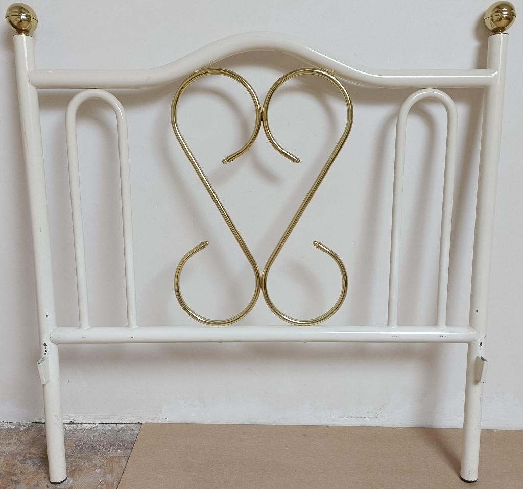 Retro eenpersoonsbed met boxspring, Huis en Inrichting, Ophalen, Gebruikt, 90 cm, Eenpersoons