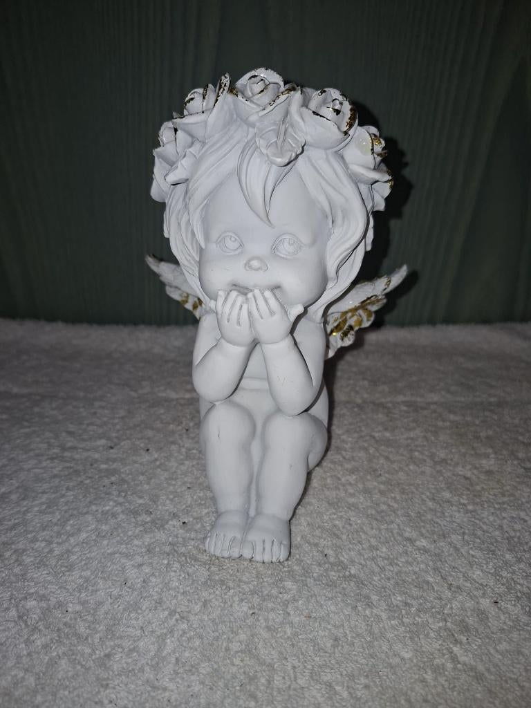 porseleinen engeltje, jaren 1980, Antiek en Kunst, Ophalen of Verzenden