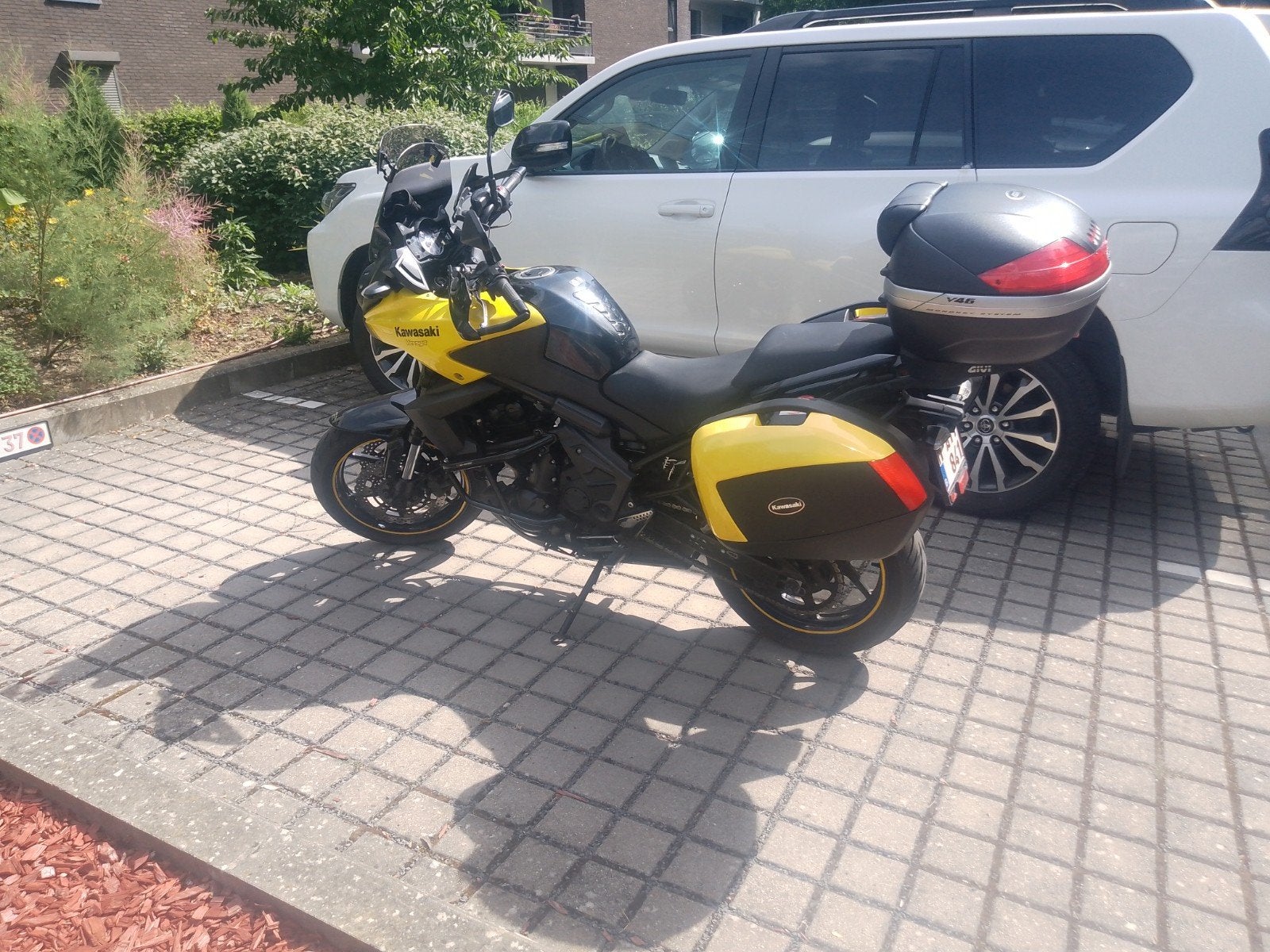 Kawasaki versys 650 gt, Poignées chauffantes