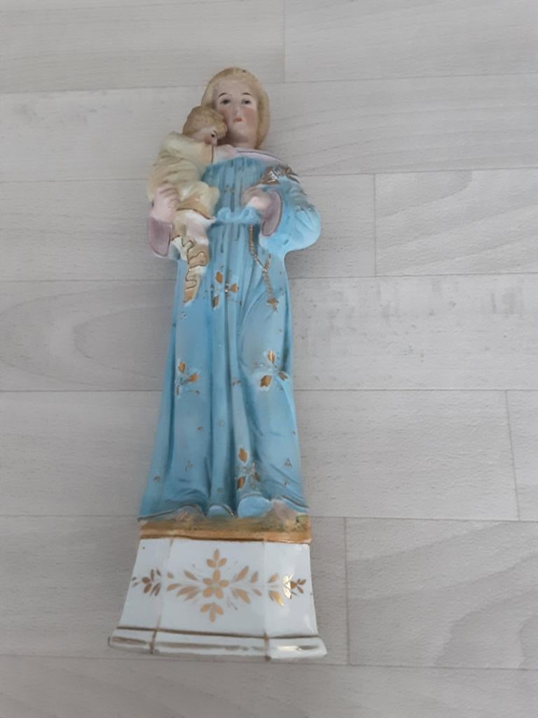 De heilige Antonius met het Christuskind op de arm., Ophalen