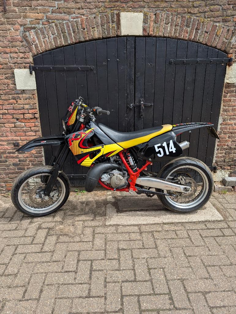 Aprilia rx 125 Supermoto polini 160 a1 kenteken, Motoren, Gebruikt, Particulier, 125 cc, 11 kW of minder