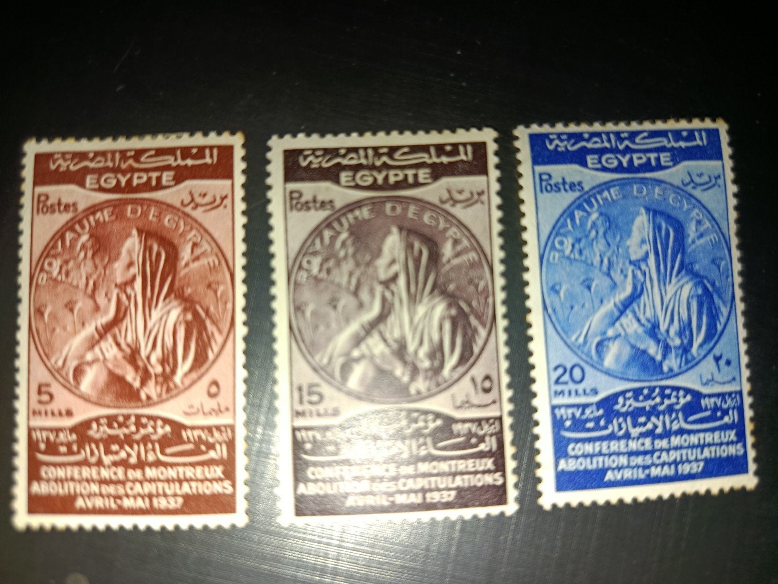 Postzegels Egypt 1937., Postzegels en Munten, Postzegels | Suriname, Ophalen