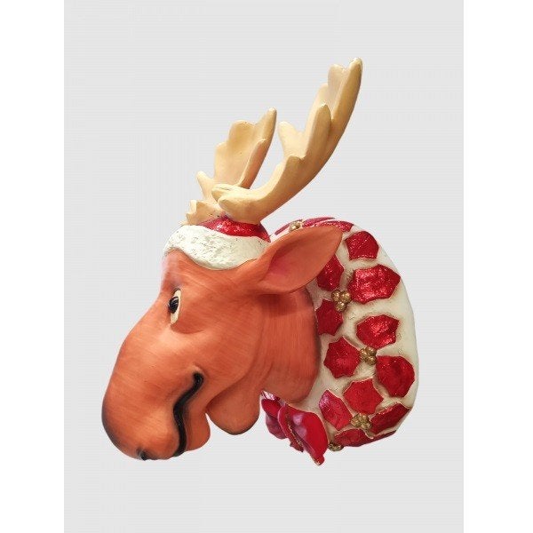 Rendierkop — Hoogte rendier 55 cm - Reindeer, Ophalen, Nieuw