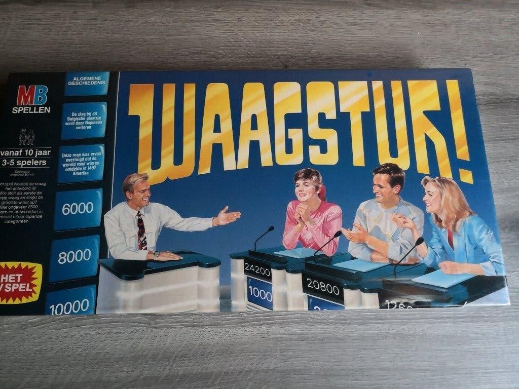 MB bordspel waagstuk, Ophalen