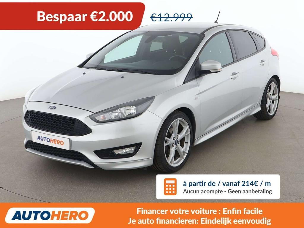 Ford Focus 1.0 EcoBoost ST-Line (bj 2018), Stof, Gebruikt, https://public.car-pass.be/vhr/7a61391e-b077-4f88-83a8-72995de45124