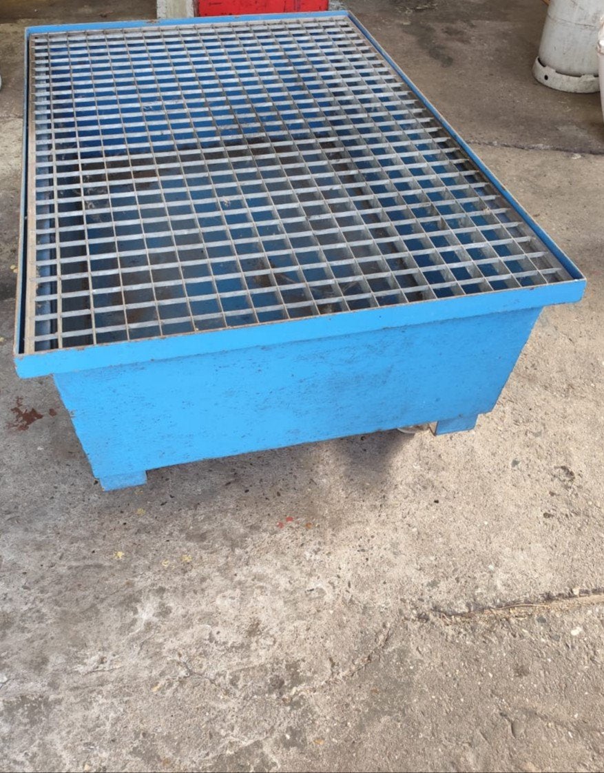 Stalen lekbakken met rooster, Doe-het-zelf en Bouw, Metalen, Ophalen