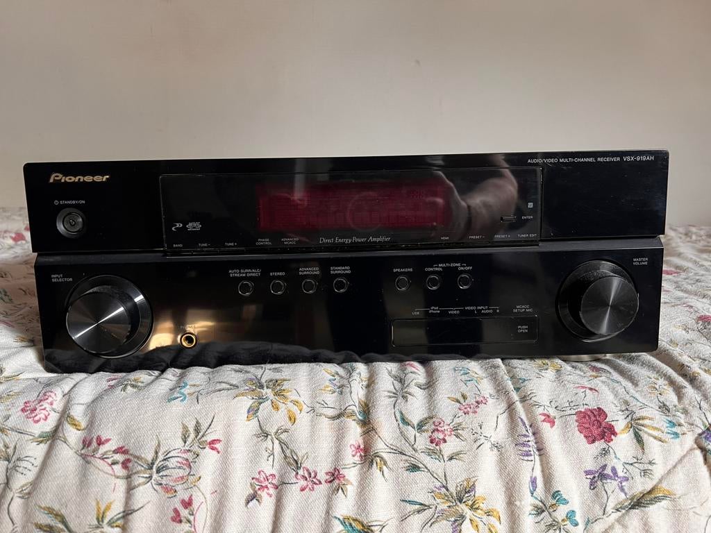 Ampli pioneer vsx 919 AH defectueux, 60 à 120 watts, Enlèvement, Pioneer, Ne fonctionne pas