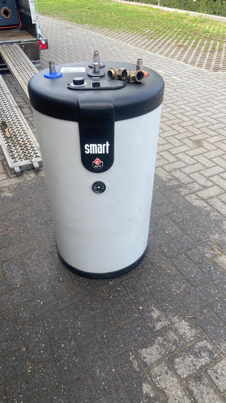 Boiler acv  inox smart 130 liter regelbaar, Ophalen, Zo goed als nieuw, Boiler