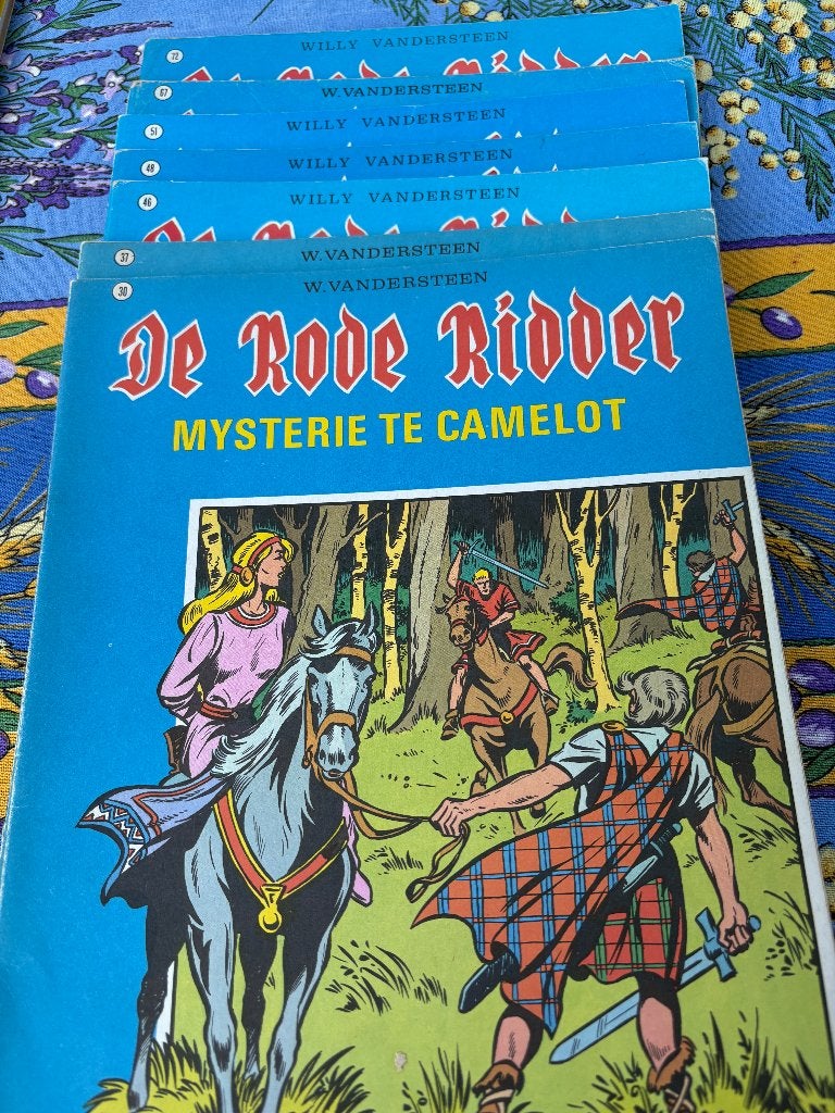Rode Ridder, Meerdere stripboeken, Ophalen of Verzenden, Gelezen, Willy vandersteen