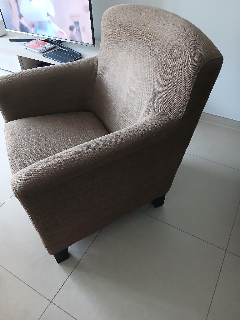 Zetel, Huis en Inrichting, Zetels | Zetels, Ophalen, Gebruikt, Eenpersoons, Minder dan 75 cm
