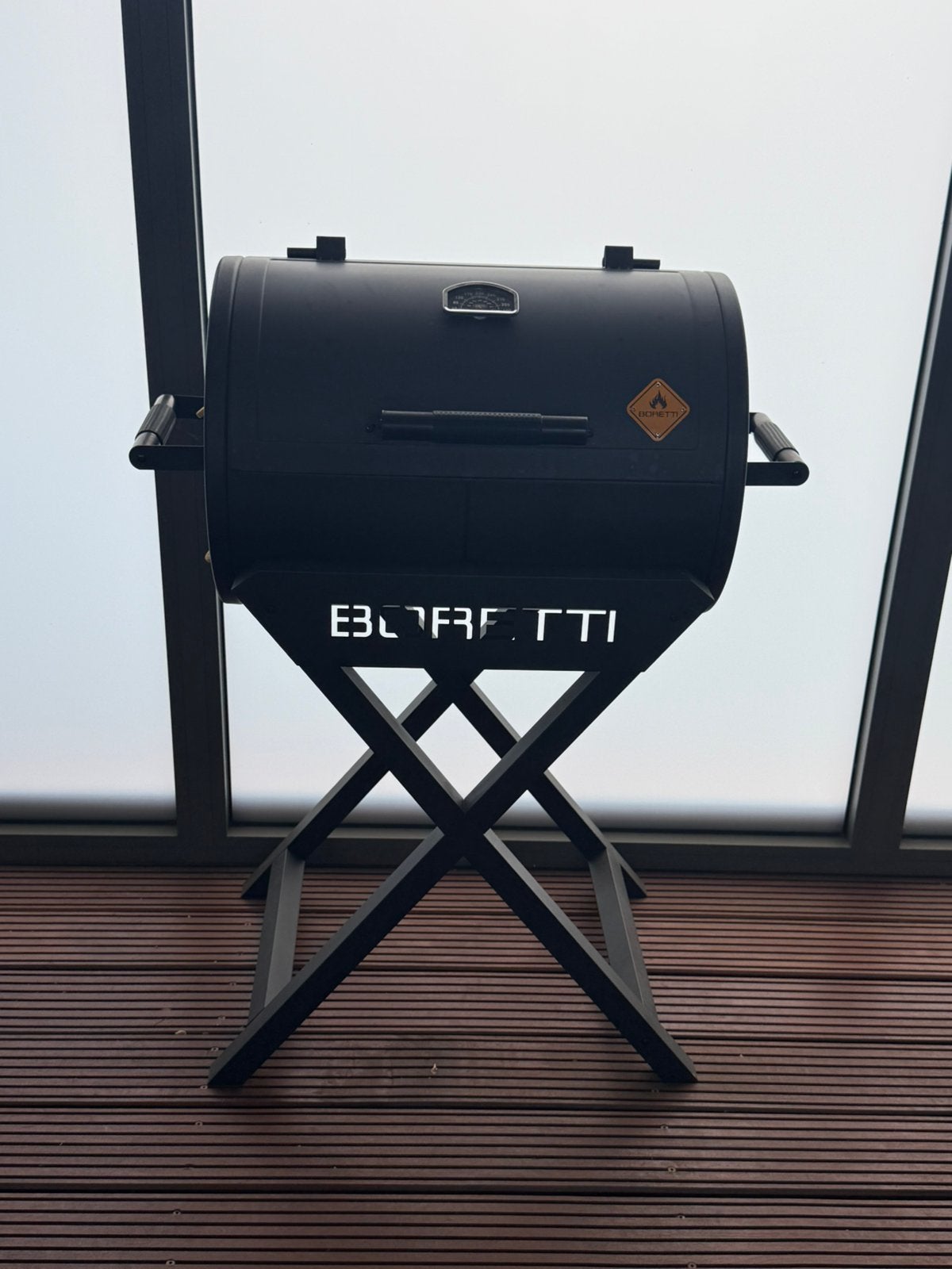Boretti Fratello plus hoes en pizza schaal, Jardin & Terrasse, Barbecues au charbon de bois, Comme neuf, Enlèvement
