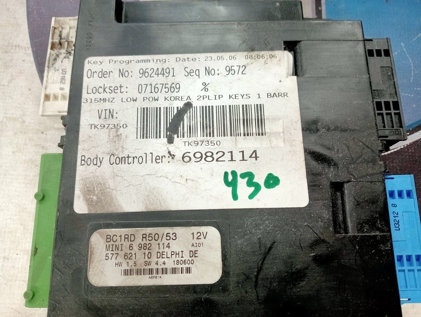 MINI COOPE S BODY CONTROLE module bcm boordnet 6949289, -, -, -, Enlèvement ou Envoi