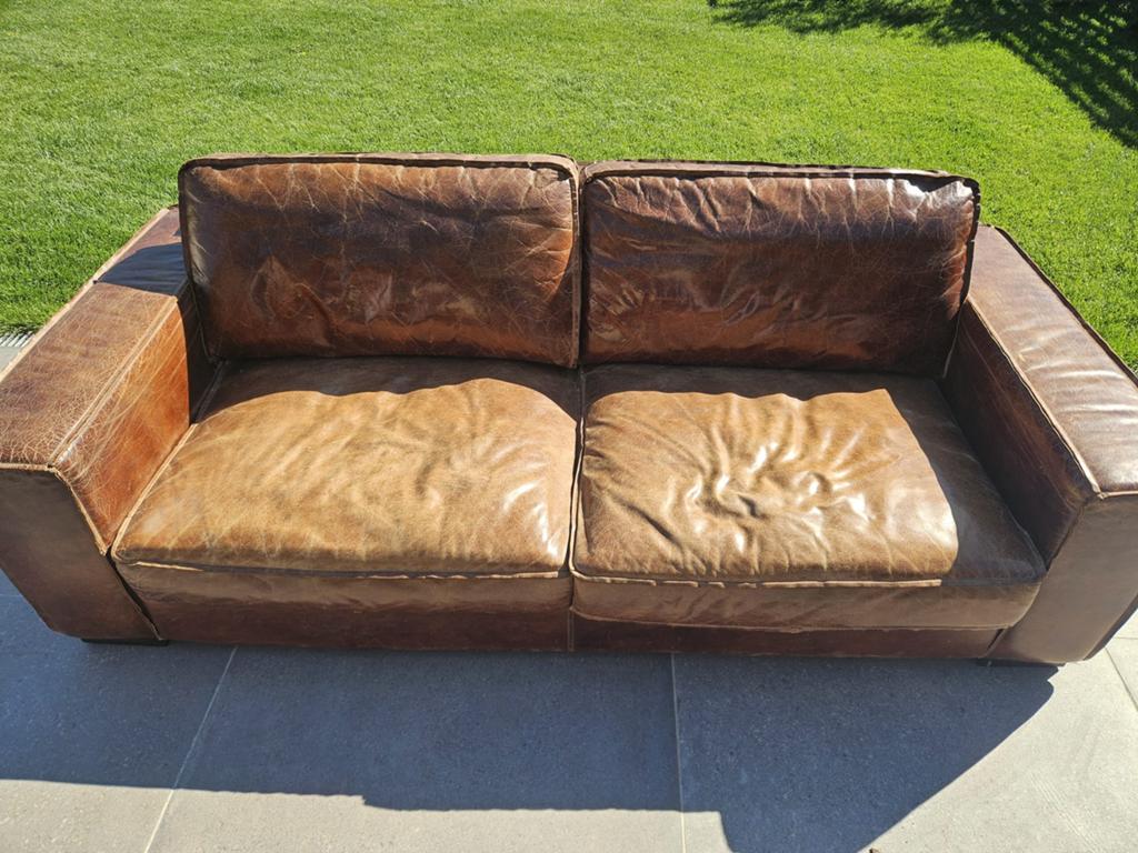 Canapé Maison du monde, 200 à 250 cm, Vintage, Banc droit, Enlèvement
