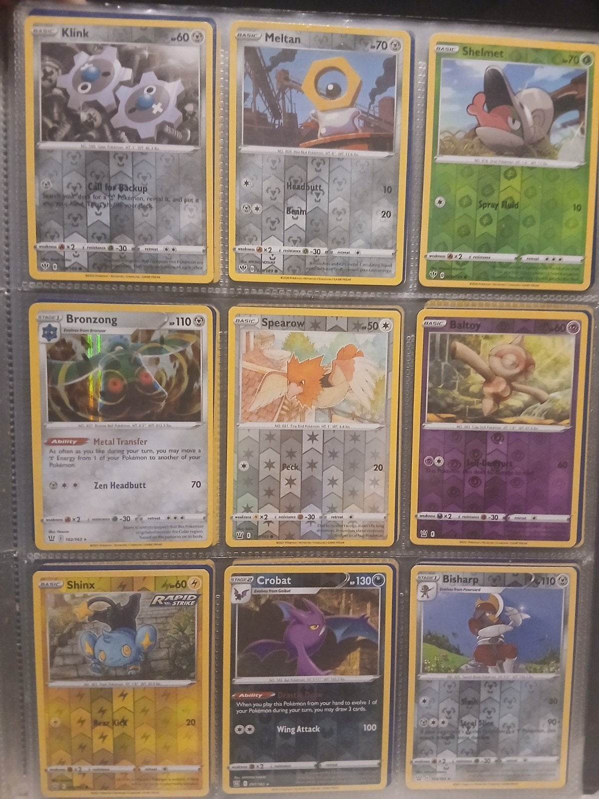 9 pokémon kaarten, Ophalen of Verzenden, Zo goed als nieuw, Meerdere kaarten, Foil