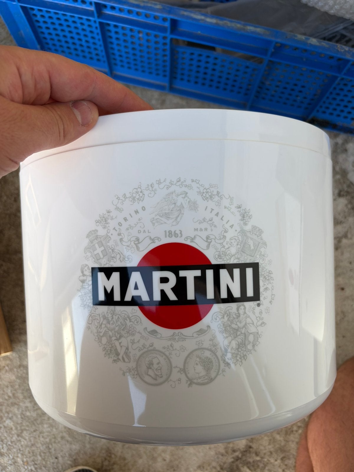 Ijsemmer Martini/ nieuw , plastiek emmer, Ophalen, Nieuw